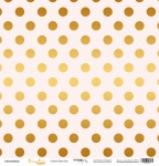       30x30 Golden Dots Pink  Scrapmir Every Day Gold 10.