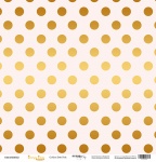       30x30 Golden Dots Pink  Scrapmir Every Day Gold 10.