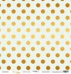       30x30 Golden Dots Mint  Scrapmir Every Day Gold 10.