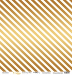       30x30 Golden Stripes White  Scrapmir Every Day Gold 10