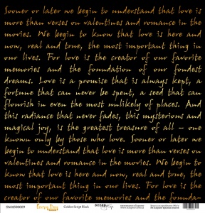       30x30 Golden Script Black  Scrapmir Every Day Gold 10.