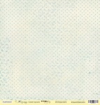 Лист односторонней бумаги 30x30 от Scrapmir Синий горошек из коллекции Корица 10шт