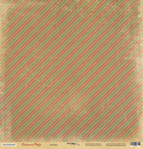 Лист односторонней бумаги 30x30 от Scrapmir Ритмика из коллекции Christmas Night 10шт