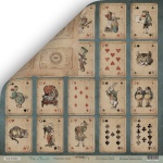Лист двусторонней бумаги 30x30 от Scrapmir Игральные карты из коллекции Time to Dream 10шт