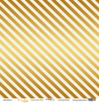 Лист односторонней бумаги с золотым тиснением 30x30 Golden Stripes Mint от Scrapmir Every Day Gold 10шт