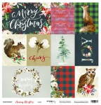 Лист односторонней бумаги 30x30 от Scrapmir Cards из коллекции Merry Christmas 10шт