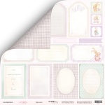 Лист двусторонней бумаги 30x30 от Scrapmir Карточки из коллекции Little Bunny 10шт